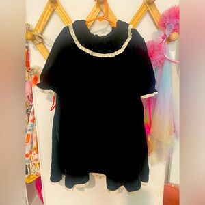 NWT Noralee Velvet Black Amelia Dress